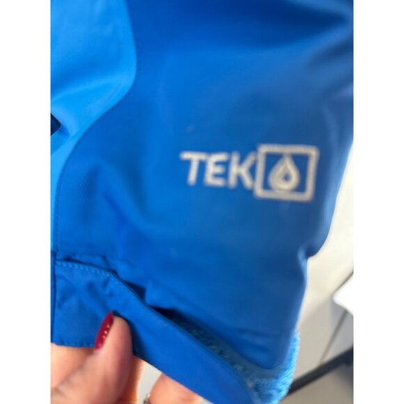 LL Bean Womens Rugged Ridge Parka 1X Regular Blue Ski Jacket Primaloft Insulated - Picture 4 of 16